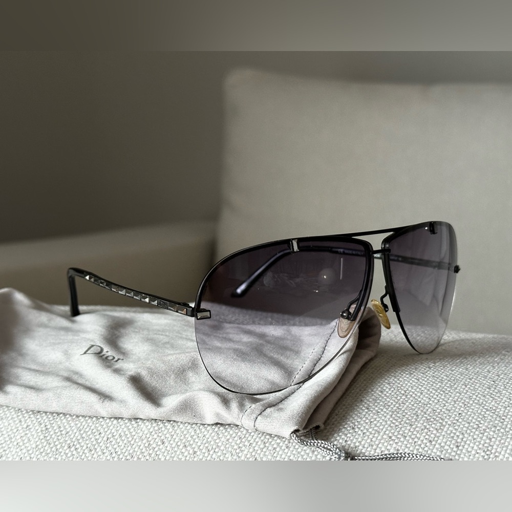 Cristian Dior Torea Dior Unisex Aviator Sunglasses. Y2K Vintage.